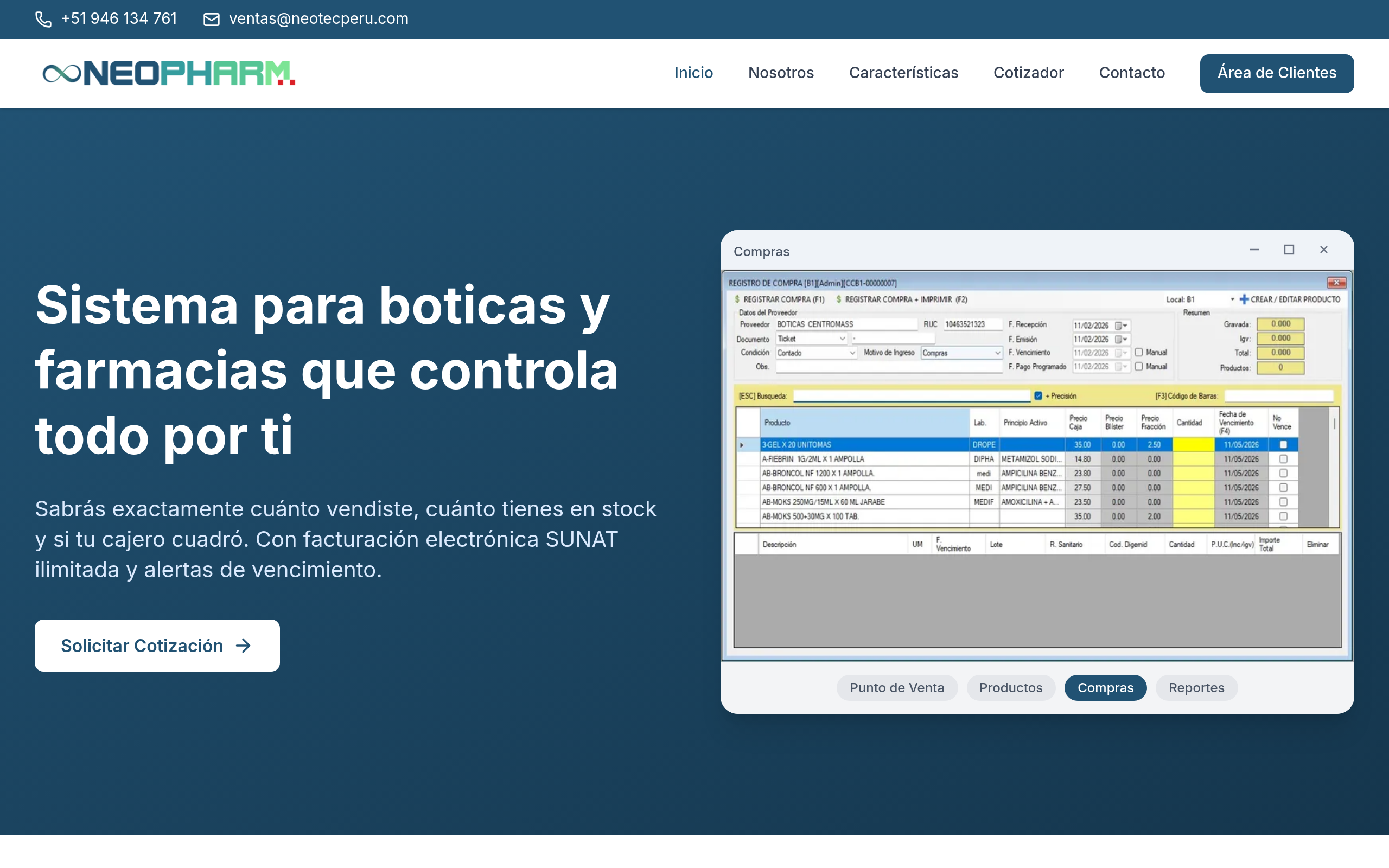 NEOPharm - Sistema para Farmacias